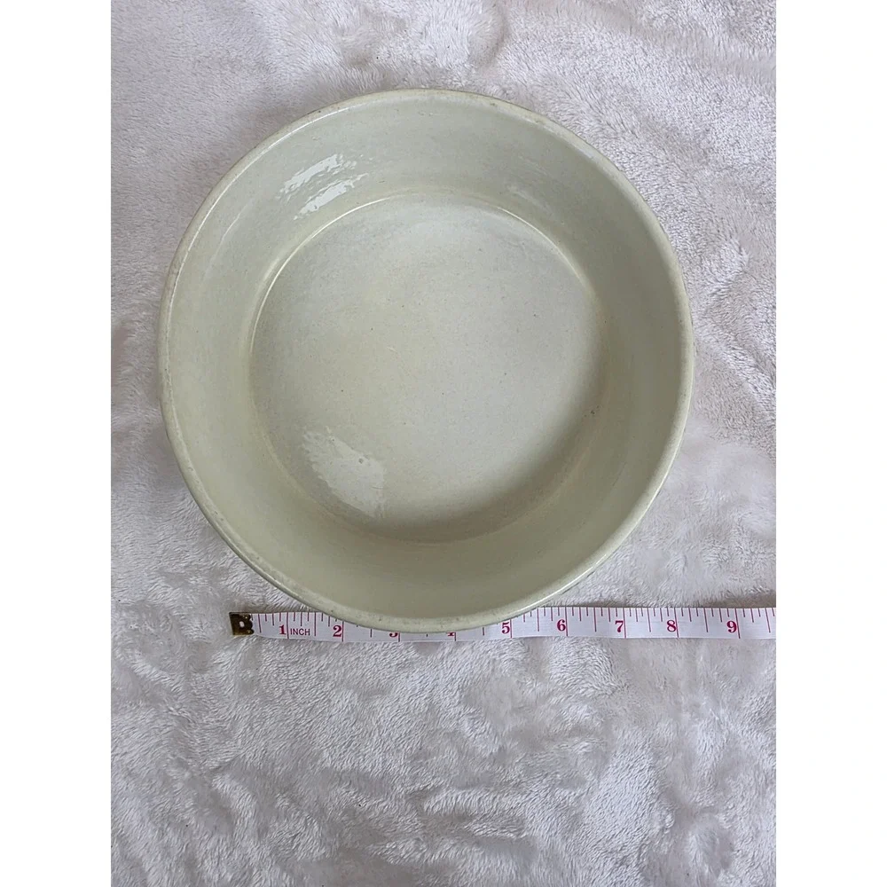Hall's Superior Kitchenware Floral Swirl Round Baking Dish‎ Made in USA